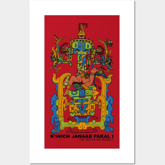 King Pakal 4 Wall Art by Jun Pagano